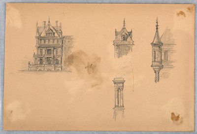 Estudios arquitectónicos de Arnold William Brunner