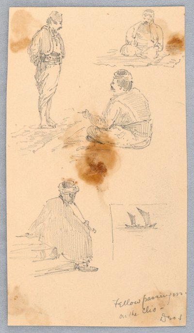 Compañeros de viaje en el Cleo de Arnold William Brunner