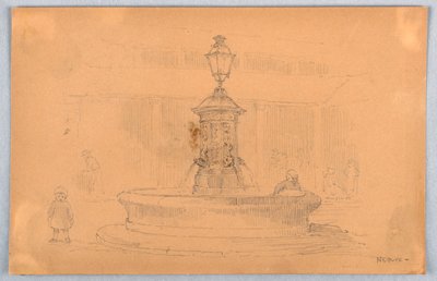 Fuente en Nevers de Arnold William Brunner