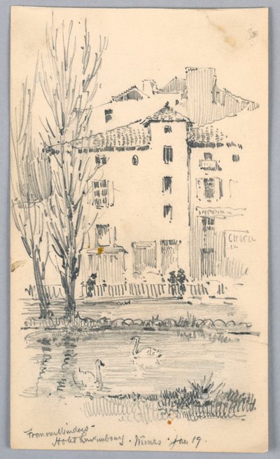 Hotel Luxemburgo, Nîmes – Desde nuestra ventana de Arnold William Brunner