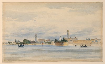 Cementerio viejo, Venecia de Arnold William Brunner