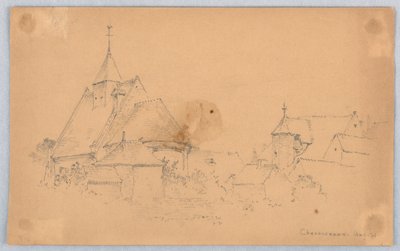 Boceto de Chenonceaux de Arnold William Brunner