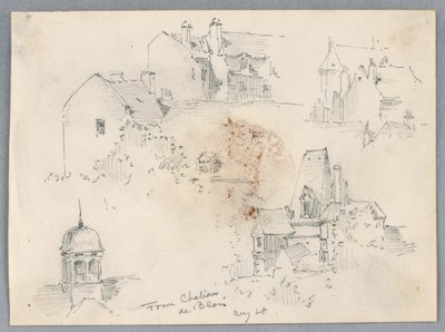 Bocetos del Château de Blois de Arnold William Brunner
