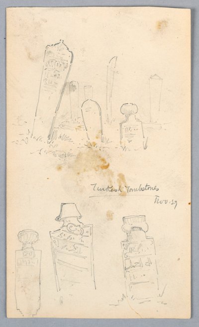 Lápidas Turcas de Arnold William Brunner