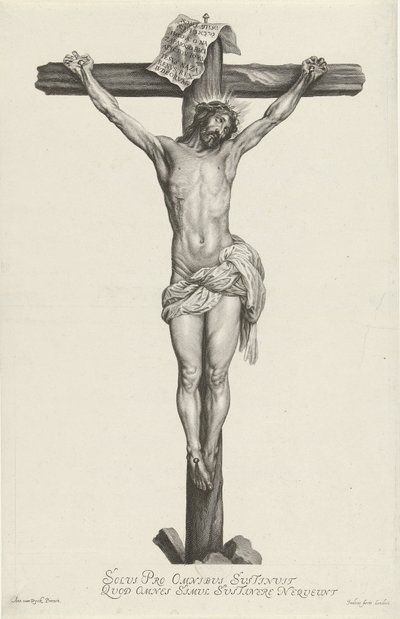 Cristo en la cruz de Arnold de Jode