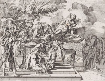 El sacrificio de Ifigenia de Arnold van Westerhout.