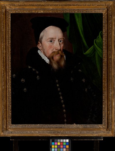 William Cecil, Lord Burghley (1520-1598), c.1575 (óleo sobre tabla) de Arnold von (by or after) Brounckhorst