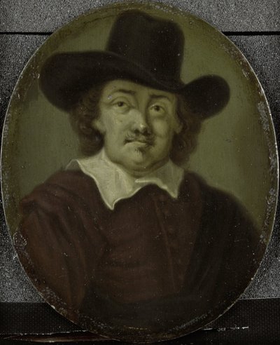Retrato de Jeremias de Decker, poeta en Ámsterdam de Arnoud van Halen