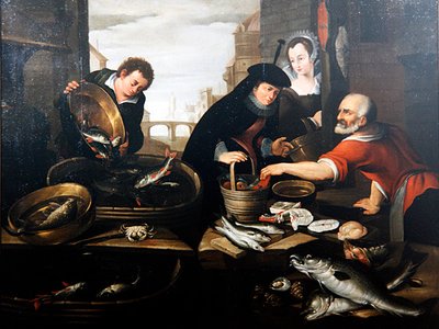 Puesto de venta de pescado de Arnout de Muyser