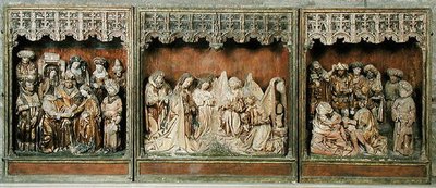 Retablo, de Kalkar, Bajo Rin, c.1483 de Arnt von Zwolle