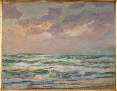 Marina, c.1910s (pintura al óleo) de Aroldo Bonzagni