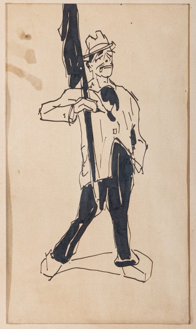 En principio (tinta china sobre papel) de Aroldo Bonzagni