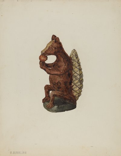 Figura de ardilla alemana de Pensilvania de Arsen Maralian