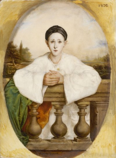 Retrato de Jean-Gaspard Deburau, 1832 de Arsène Trouvé