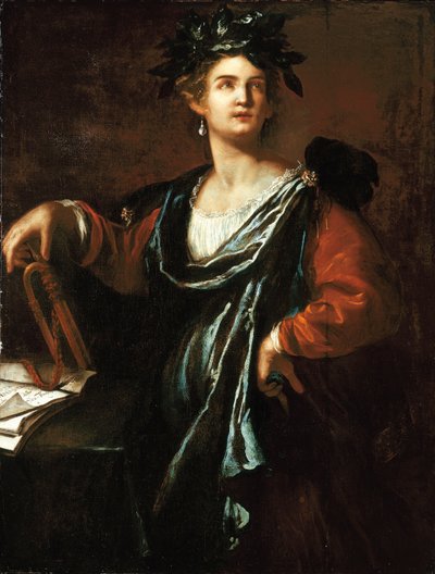 Clio: la musa de la historia, 1632 de Artemisia Gentileschi