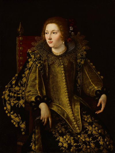 Italiano: Ritratto di una donna seduta (signora Caterina Savelli) Retrato de una dama sentada (signora Caterina Savelli) de Artemisia Gentileschi