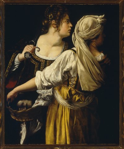 Judith y la cabeza de Holofernes, c.1615 (óleo sobre lienzo) de Artemisia Gentileschi