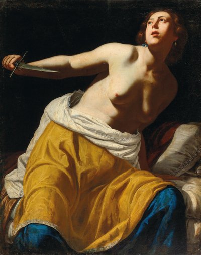Lucrecia, ca 1640-1645 de Artemisia Gentileschi