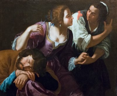Sansón y Dalila de Artemisia Gentileschi