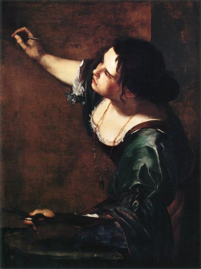 Autorretrato como la Alegoría de la Pintura de Artemisia Gentileschi