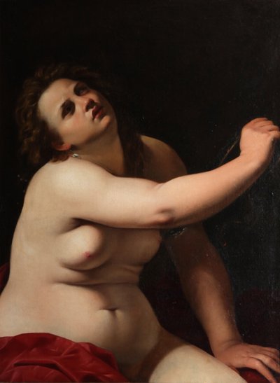 La muerte de Cleopatra de Artemisia Gentileschi
