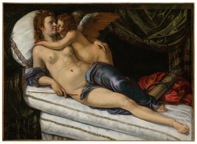 Venus y Cupido de Artemisia Gentileschi