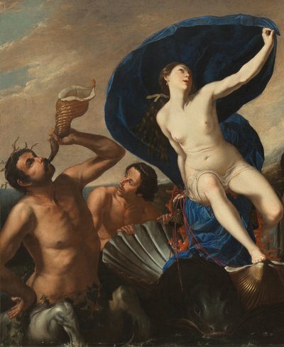 El triunfo de Galatea (óleo sobre lienzo) de Artemisia and associate Gentileschi