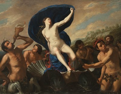 El triunfo de Galatea (óleo sobre lienzo) de Artemisia and associate Gentileschi