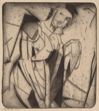 Figura en vidrio de Arthur B. Davies