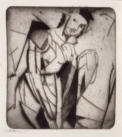 Figura en vidrio de Arthur B. Davies
