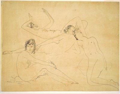 Cuatro figuras de Arthur B. Davies