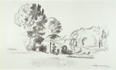 Orilla del lago Rockland de Arthur B. Davies