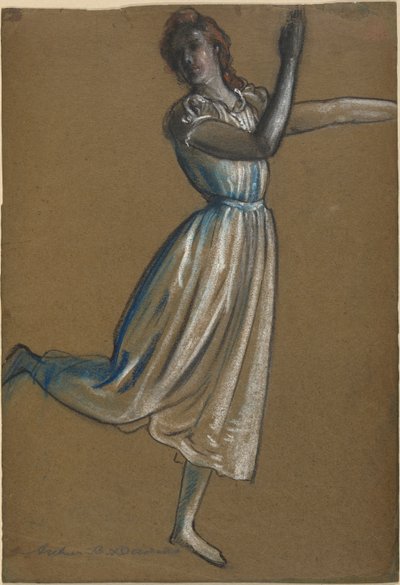 mujer bailando de Arthur B. Davies