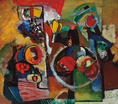 Abstracción nº 2, c.1929-1935 (óleo sobre lienzo) de Arthur Beecher Carles
