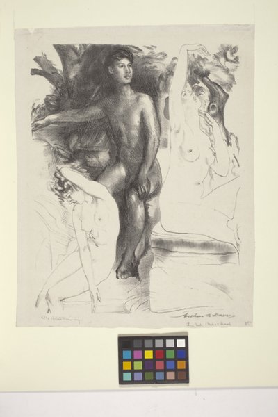 Dominio (litografía) de Arthur Bowen Davies