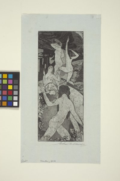 Fuente de la juventud (aguafuerte y aguatinta) de Arthur Bowen Davies