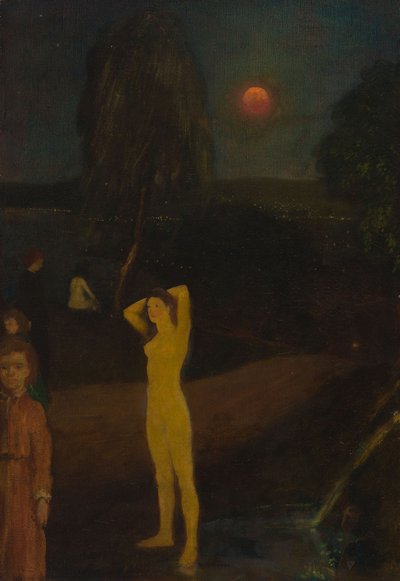 Luna llena de Arthur Bowen Davies