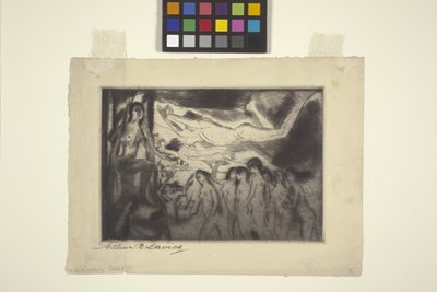 Guiding Spirit (grabado y ruleta) de Arthur Bowen Davies
