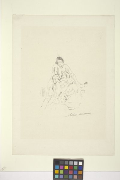 Pirámide (litografía) de Arthur Bowen Davies