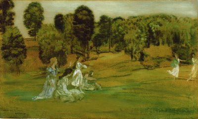 Las Horas y la Libertad de los Campos de Arthur Bowen Davies