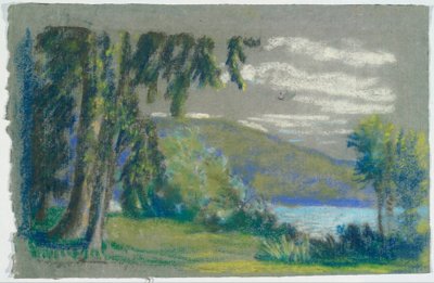 Paisaje del libro de A.B. Davies, edición 3, 50 de Arthur Bowen Davies