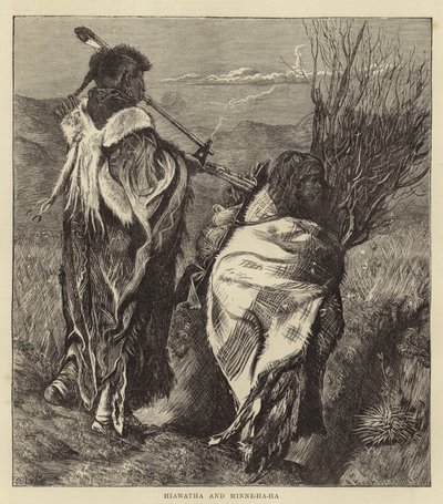 Hiawatha y Minne-Ha-Ha de Arthur Boyd (after) Houghton