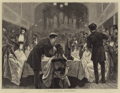 Una Exhibición de Peinados de Arthur Boyd Houghton