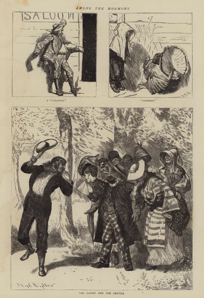 Entre los mormones de Arthur Boyd Houghton