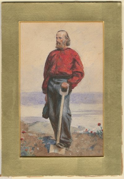 Isla Giuseppe Garibaldi en la Isla de Capri, 1860 de Arthur Boyd Houghton