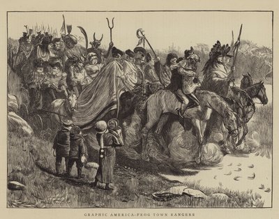 América gráfica, Frog Town Rangers de Arthur Boyd Houghton