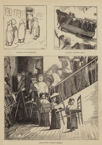 América gráfica, los Shakers de Arthur Boyd Houghton