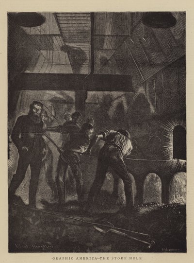 América gráfica, el agujero de Stoke de Arthur Boyd Houghton