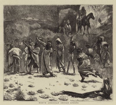 Deportes de los Indios de América del Norte de Arthur Boyd Houghton
