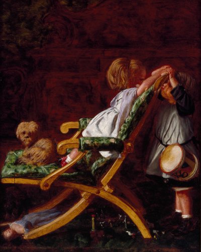Compañeros de juego, 1866 de Arthur Boyd Houghton